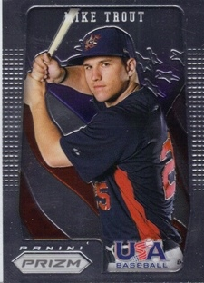 2012 Panini Prizm USA Baseball #USA1 Mike Trout