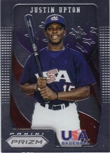 2012 Panini Prizm USA Baseball #USA9 Justin Upton