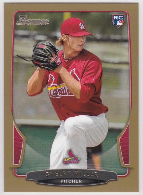 2013 Bowman Baseball "Main Set Gold" Parallel Cards - Picture 230 of 389