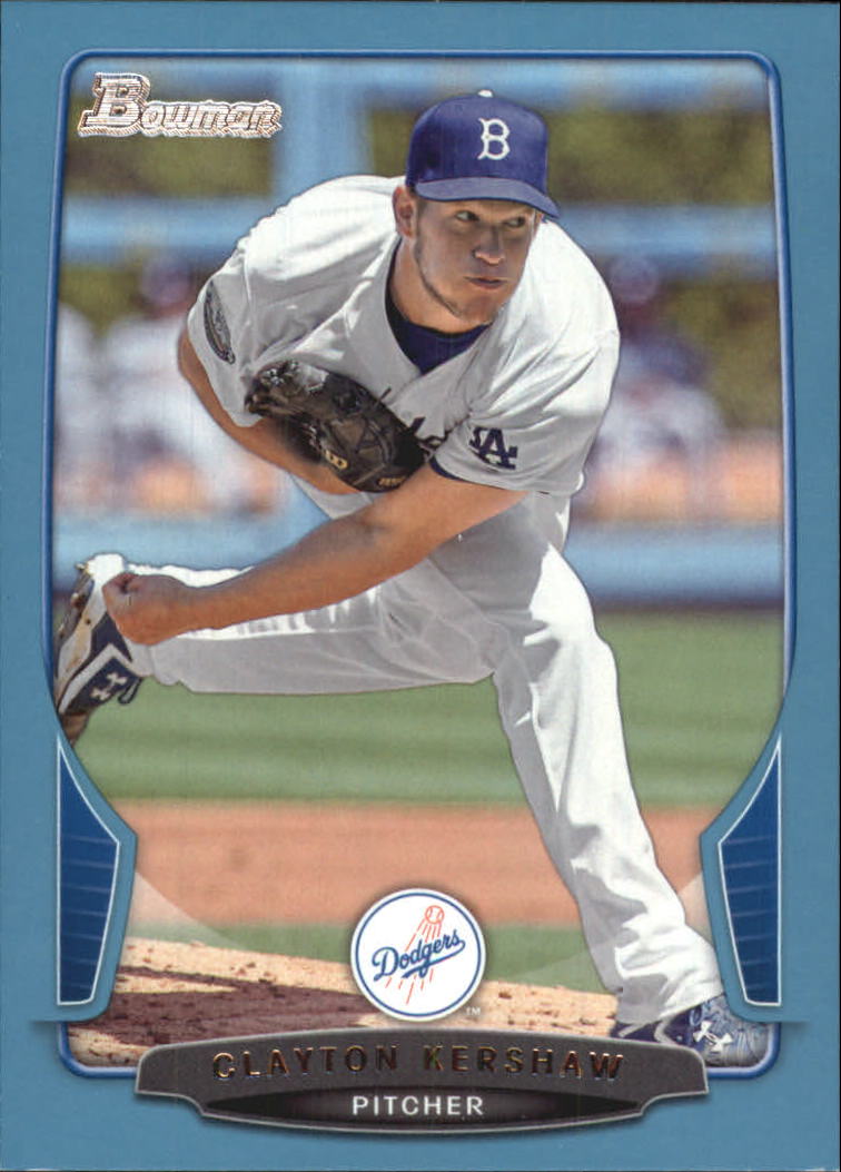 Bowman Clayton Kershaw Baseball Trading Cards