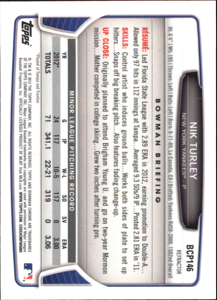 2013 Bowman Chrome Baseball Part 4 - Picture 223 of 316