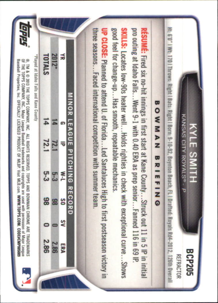 2013 Bowman Chrome Baseball Part 4 - Picture 298 of 316