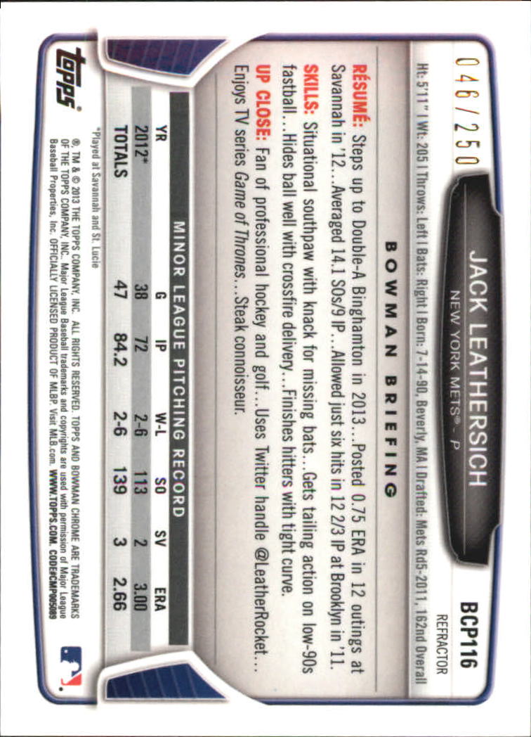 2013 Bowman Chrome Baseball Part 4 - Picture 32 of 316