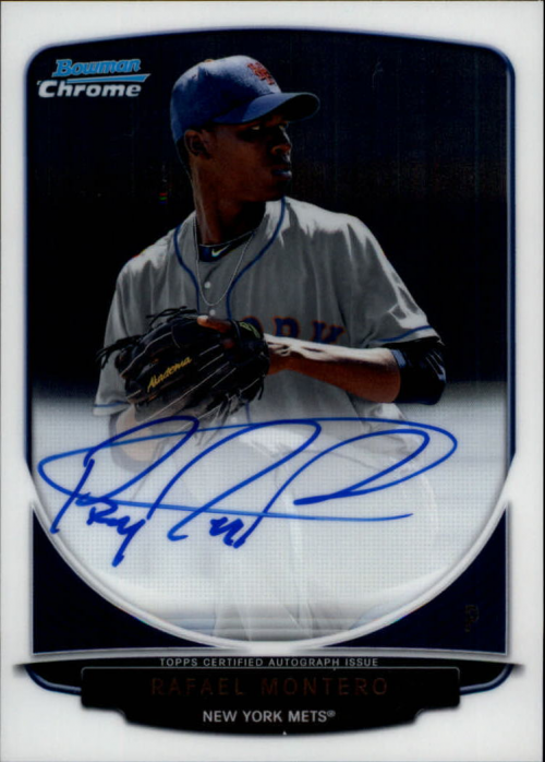 2013 Bowman Chrome Prospect Autographs #RM Rafael Montero