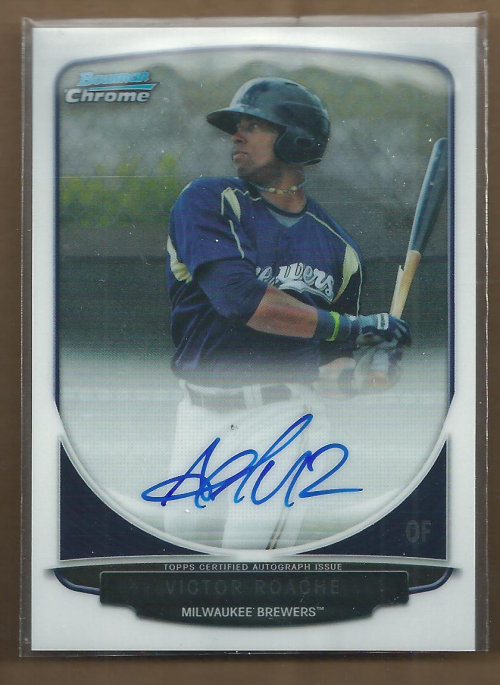 2013 Bowman Chrome Prospect Autographs #VR Victor Roache