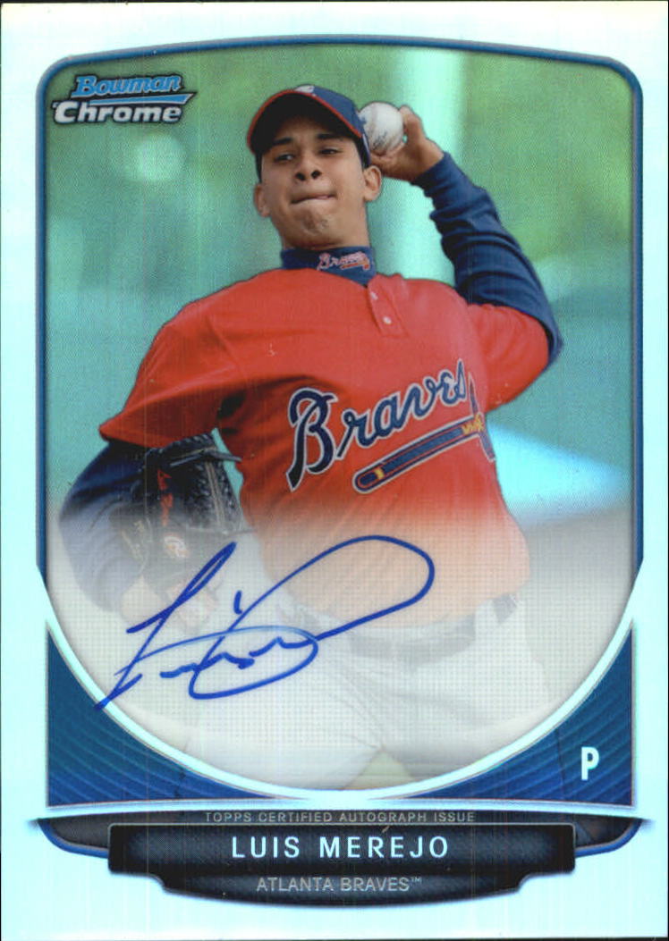 2013 Bowman Chrome Prospect Autographs Refractors #LME Luis Merejo