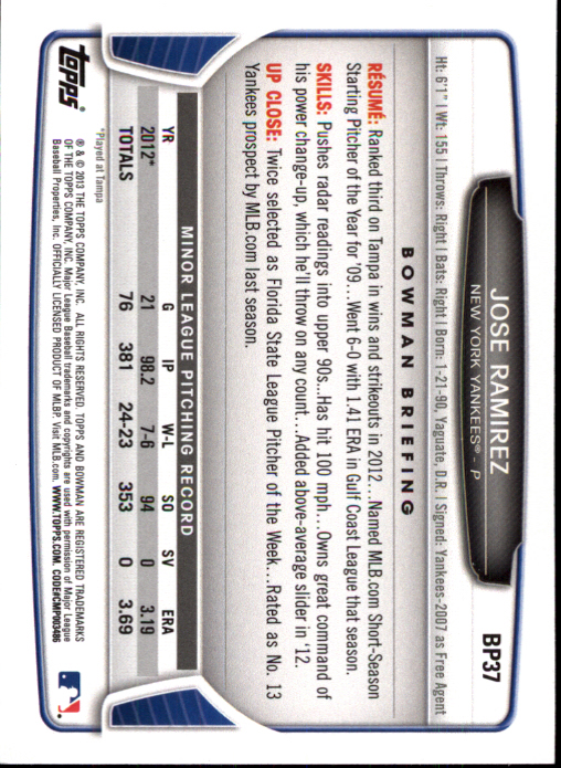 2013 Bowman Baseball "Prospects Hometown" Insert Parallel Cards - Picture 25 of 58