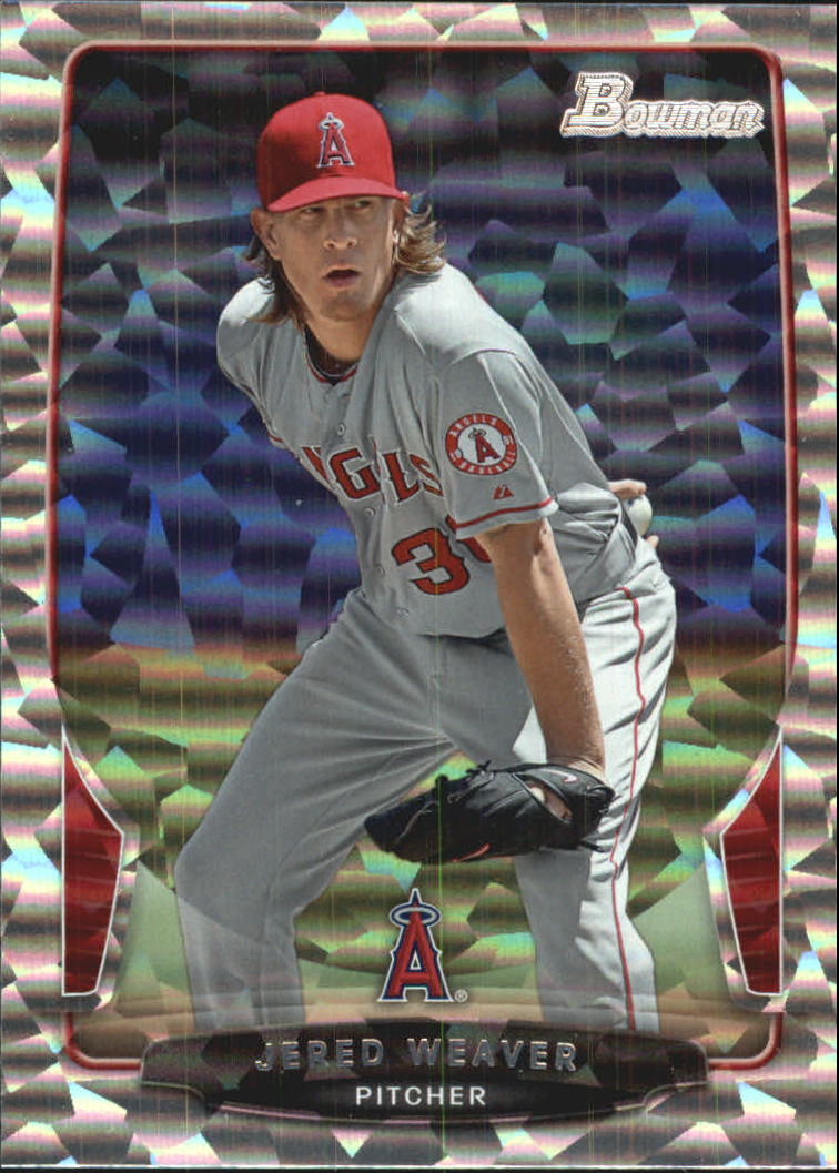 2013 Bowman Silver Ice #9 Jered Weaver