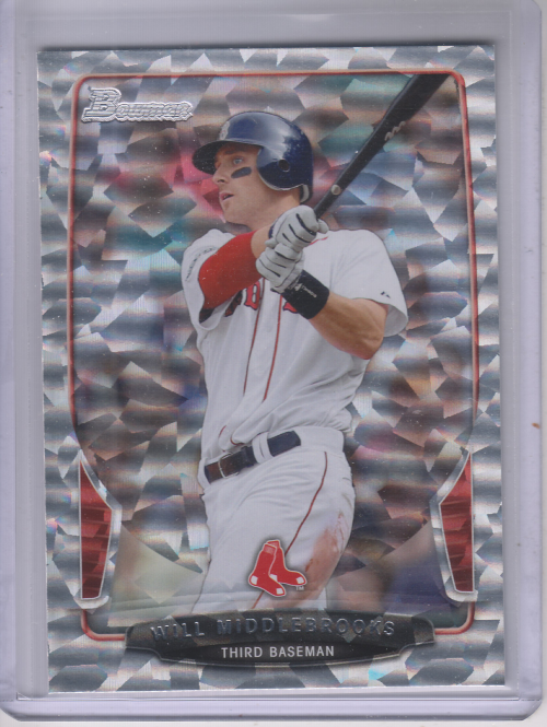 2013 Bowman Baseball "Main Set Red and Silver Ice" Parallel Cards - Picture 6 of 31