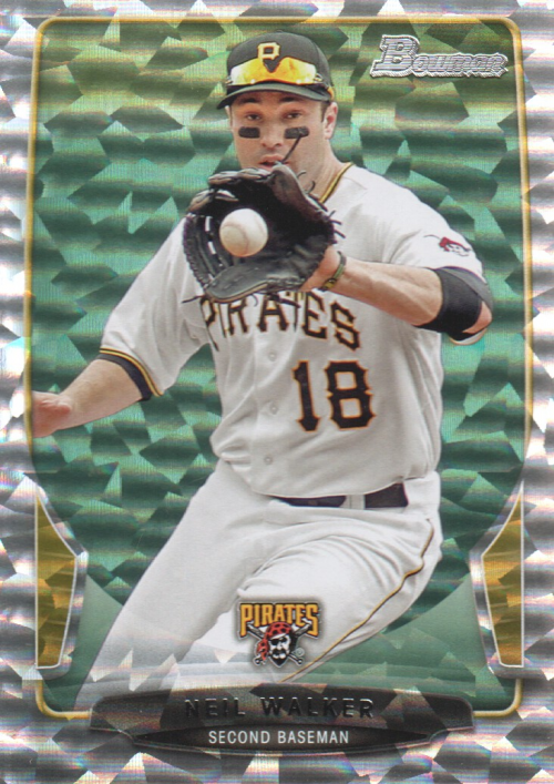 2013 Bowman Baseball "Main Set Red and Silver Ice" Parallel Cards - Picture 27 of 31