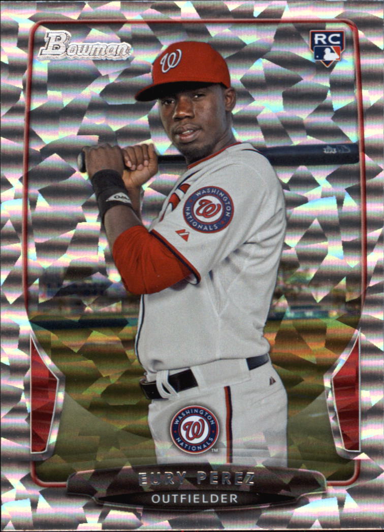 2013 Bowman Baseball "Main Set Red and Silver Ice" Parallel Cards - Picture 30 of 31