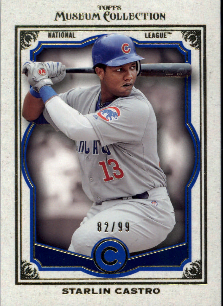 2013 Topps Museum Collection Blue #13 Starlin Castro