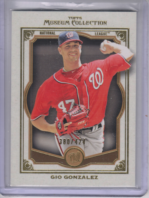 2013 Topps Museum Collection Copper #49 Gio Gonzalez