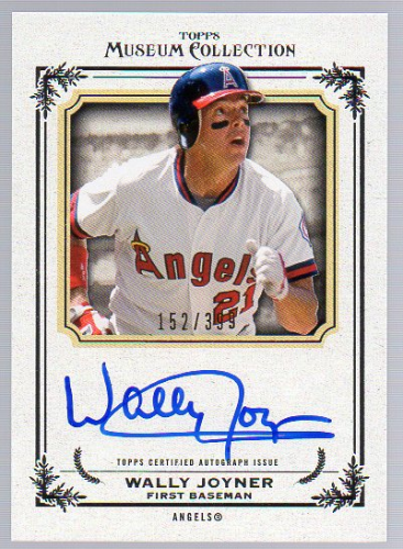 2013 Topps Museum Collection Autographs #WJ Wally Joyner/399