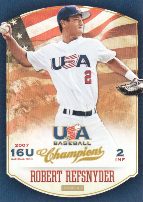 2013 USA Baseball Champions #58 Robert Refsnyder