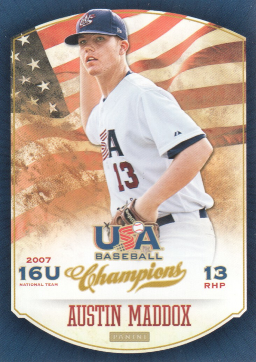 2013 USA Baseball Champions #62 Austin Maddox