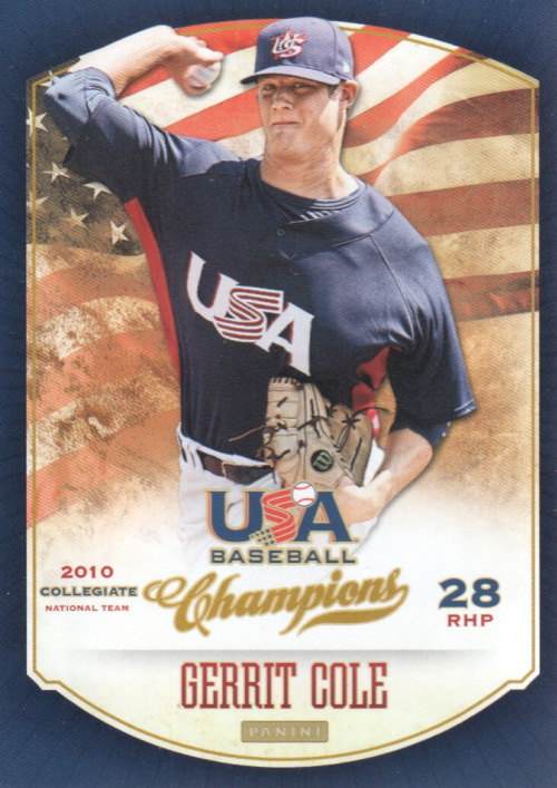 2013 USA Baseball Champions #106 Gerrit Cole