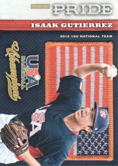 2013 USA Baseball Champions Pride #26 Isaak Gutierrez