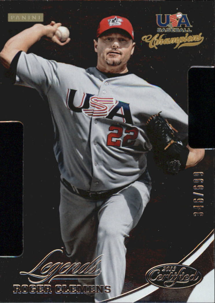 2013 USA Baseball Champions Legends Certified Die-Cuts #4 Roger Clemens