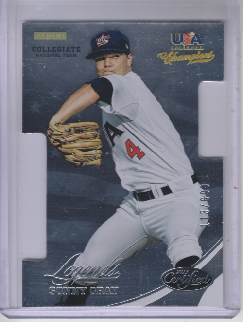 2013 USA Baseball Champions Legends Certified Die-Cuts #13 Sonny Gray