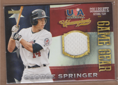 2013 USA Baseball Champions Game Gear Jerseys #60 George Springer