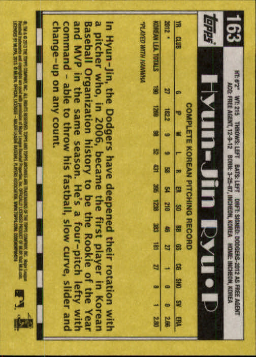 B0613- 2013 Topps Archives BB Cards 1-235 +Inserts -You Pick- 15+ FREE US SHIP - Picture 185 of 244