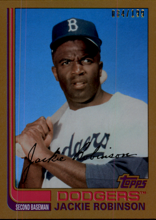 2013 Topps Archives Gold #86 Jackie Robinson
