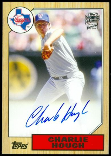 2013 Topps Archives Fan Favorites Autographs #CH Charlie Hough