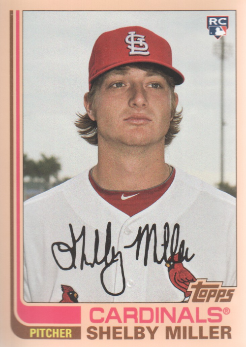 2013 Topps Archives Day Glow #61 Shelby Miller