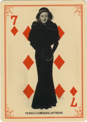 2013 Panini Golden Age Playing Cards #27 Carole Lombard
