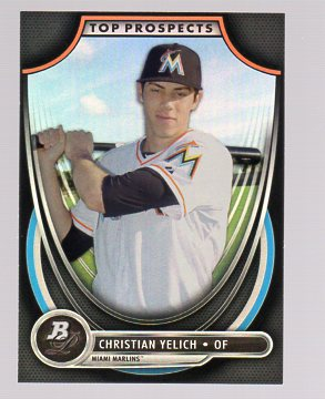 2013 Bowman Platinum Top Prospects #CY Christian Yelich