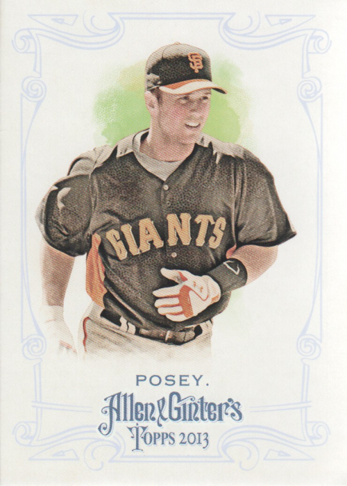 2013 Topps Allen and Ginter #337 Buster Posey SP