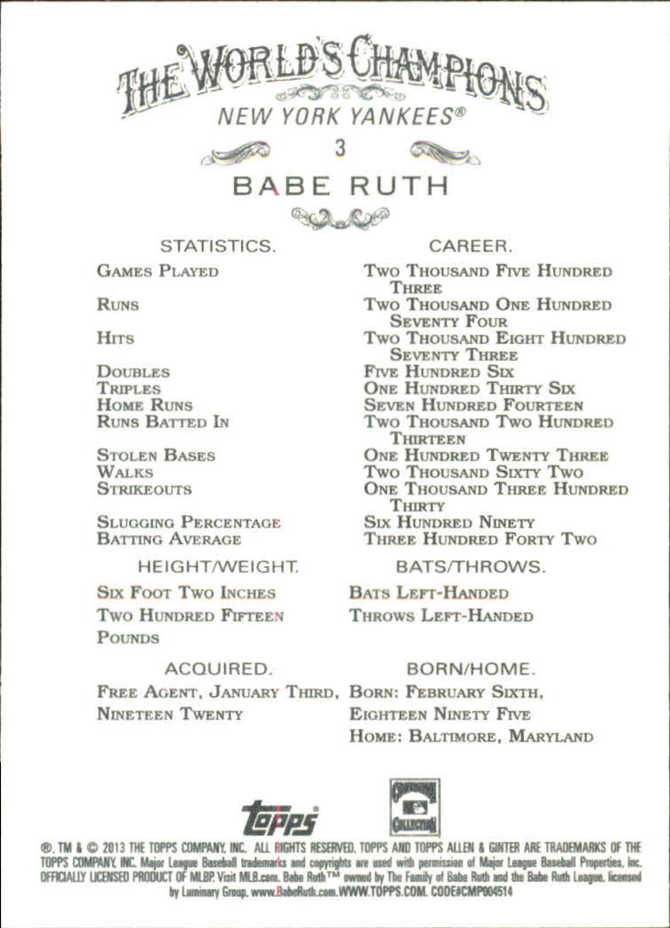 2013 Topps Allen & Ginter Baseball Part 2 - Picture 407 of 455