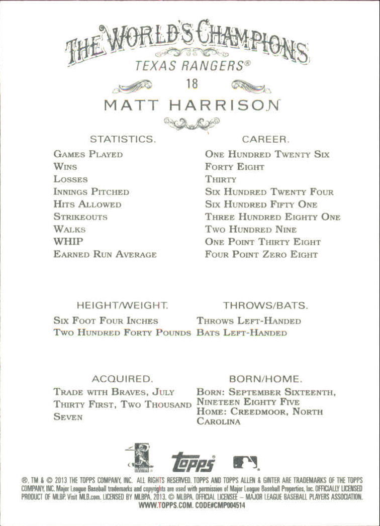 2013 Topps Allen & Ginter Baseball Part 2 - Picture 427 of 455