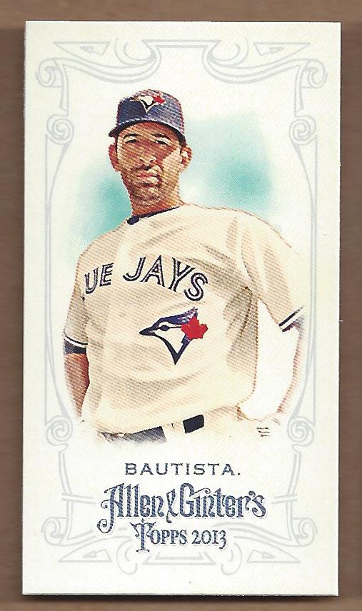 2013 Topps Allen and Ginter Mini A and G Back #63 Jose Bautista