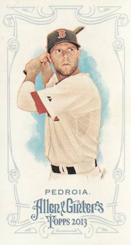 2013 Topps Allen and Ginter Mini A and G Back #200 Dustin Pedroia