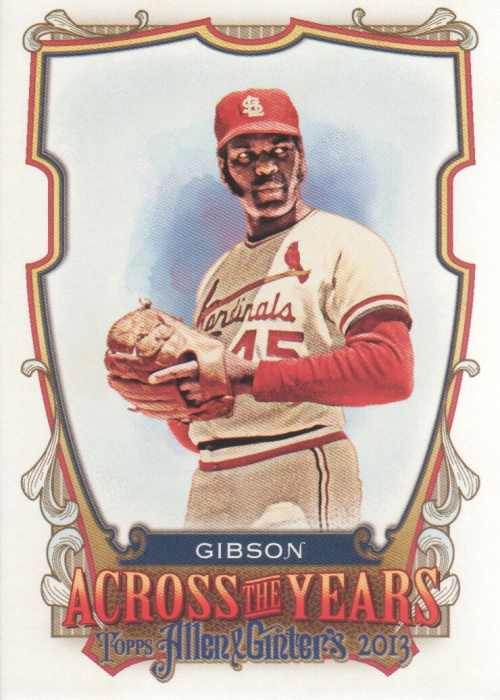 2013 Topps Allen and Ginter Across the Years #BG Bob Gibson