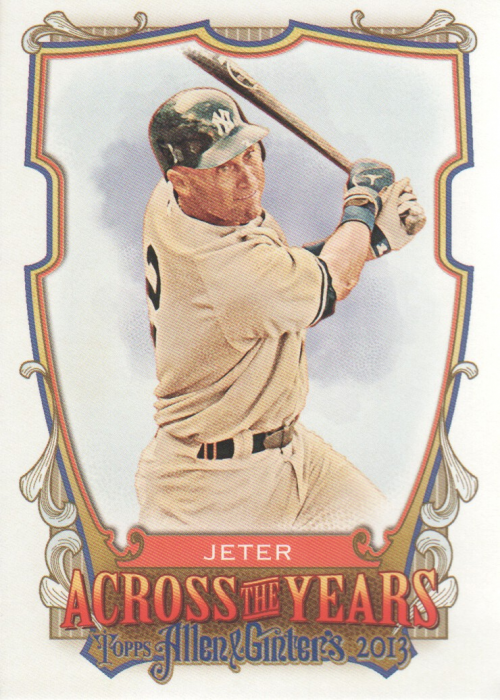 2013 Topps Allen and Ginter Across the Years #DJ Derek Jeter