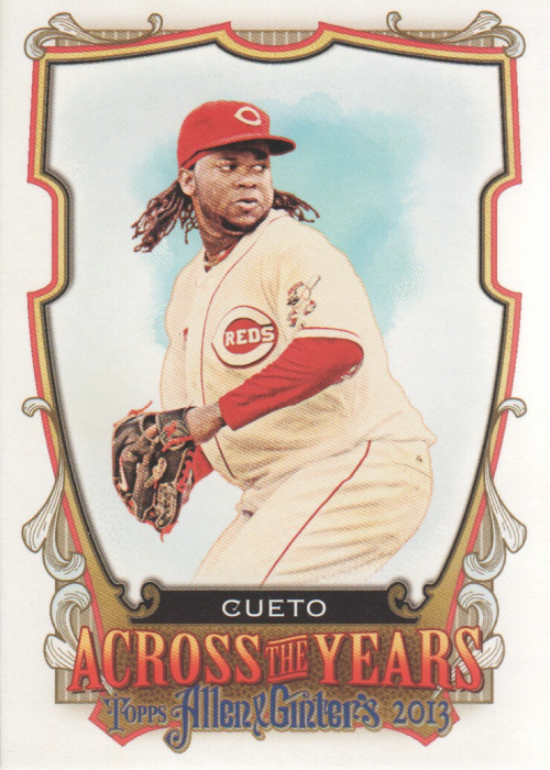 2013 Topps Allen and Ginter Across the Years #JC Johnny Cueto
