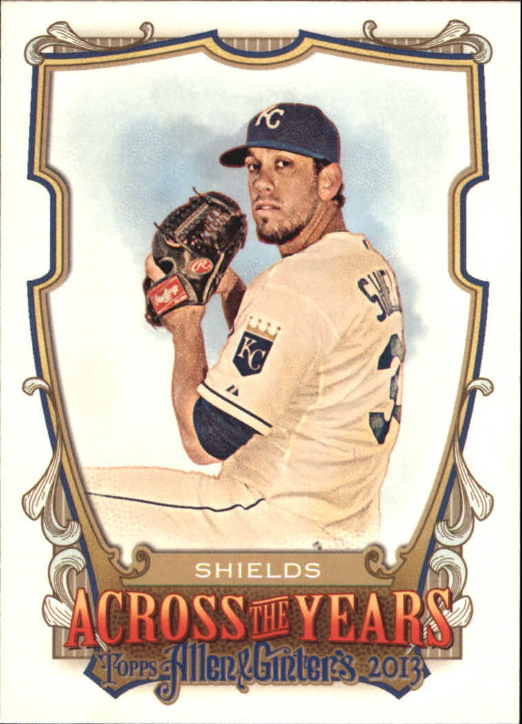 2013 Topps Allen and Ginter Across the Years #JS James Shields