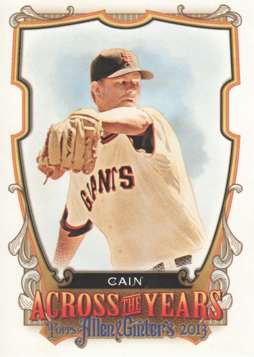 2013 Topps Allen and Ginter Across the Years #MCN Matt Cain