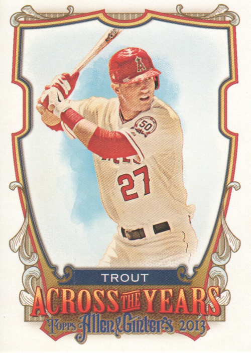 2013 Topps Allen and Ginter Across the Years #MT Mike Trout