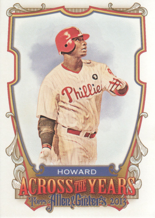 2013 Topps Allen and Ginter Across the Years #RHO Ryan Howard