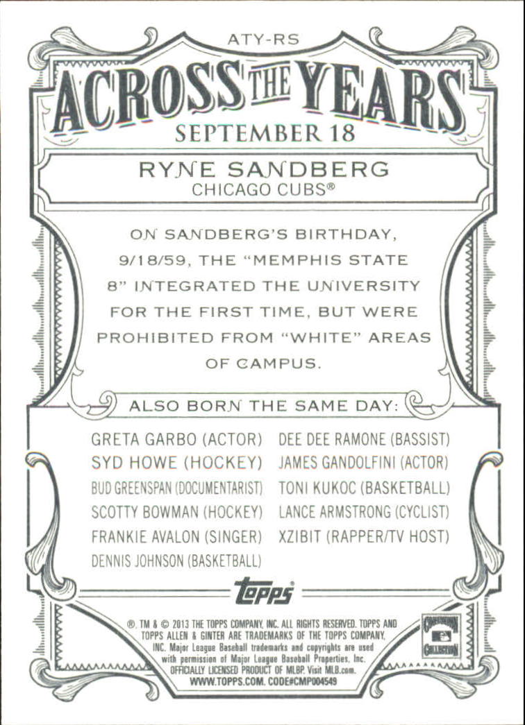 2013 Topps Allen & Ginter Baseball Part 2 - Picture 341 of 455