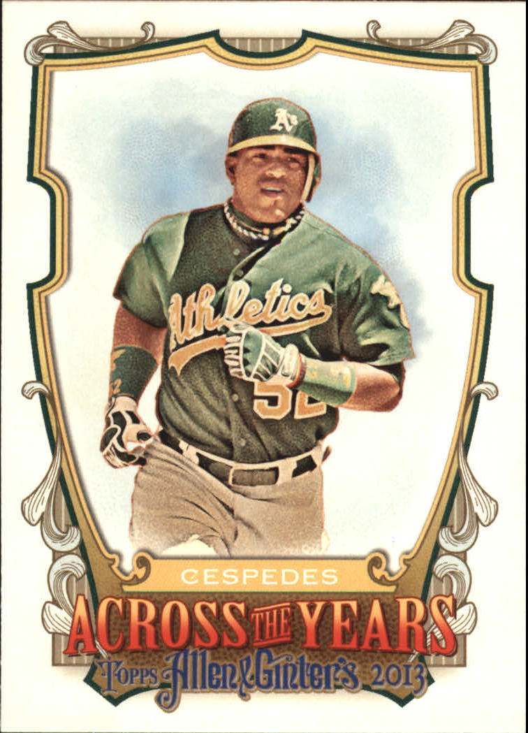 2013 Topps Allen and Ginter Across the Years #YC Yoenis Cespedes