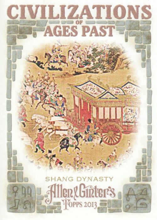 2013 Topps Allen and Ginter Civilizations of Ages Past #SD Shang Dynasty