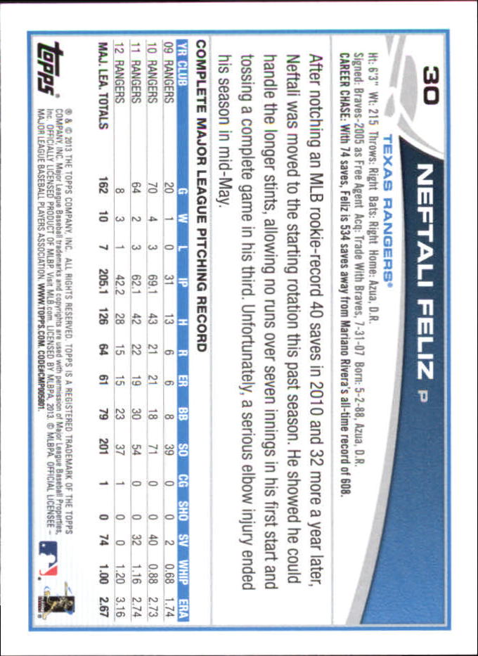 B6474- 2013 Topps Mini Baseball Card #s 1-251 -You Pick- 15+ FREE US SHIP - Picture 59 of 499