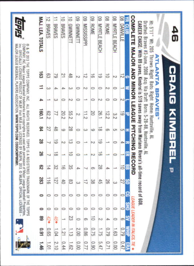 B6474- 2013 Topps Mini Baseball Card #s 1-251 -You Pick- 15+ FREE US SHIP - Picture 91 of 499