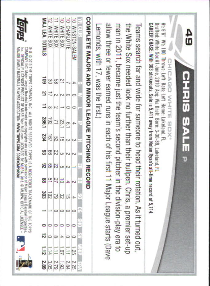 B6474- 2013 Topps Mini Baseball Card #s 1-251 -You Pick- 15+ FREE US SHIP - Picture 97 of 499