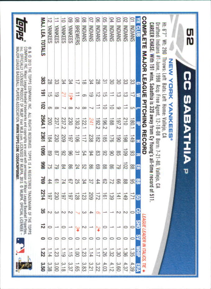 B6474- 2013 Topps Mini Baseball Card #s 1-251 -You Pick- 15+ FREE US SHIP - Picture 103 of 499